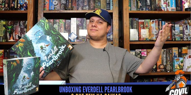 O Que tem na Caixa? Unboxing Everdell: Pearlbrook