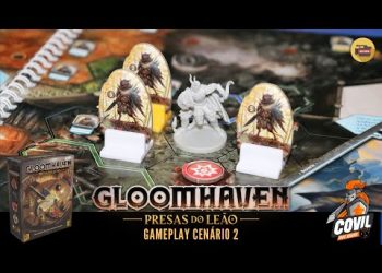 Gloomhaven Presas do Leão – Gameplay Cenário 2 (Ao Vivo)