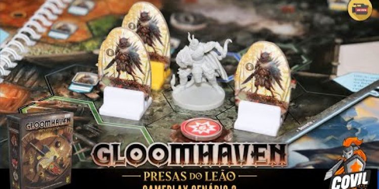 Gloomhaven Presas do Leão – Gameplay Cenário 2 (Ao Vivo)
