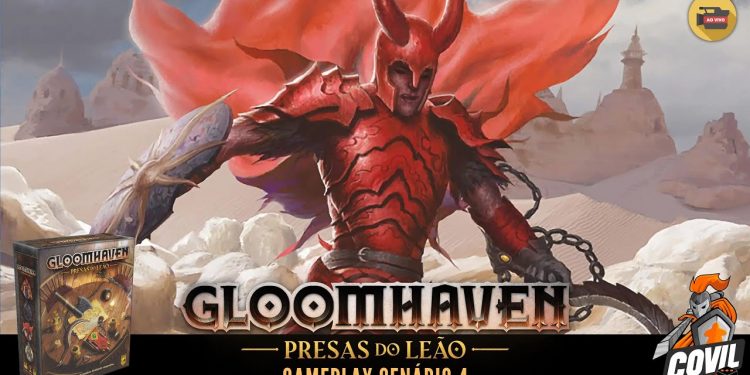 Gloomhaven Presas do Leão – Gameplay Cenário 4 (Ao Vivo)