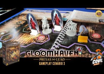 Gloomhaven Presas do Leão – Gameplay Cenário 3 (Ao Vivo)
