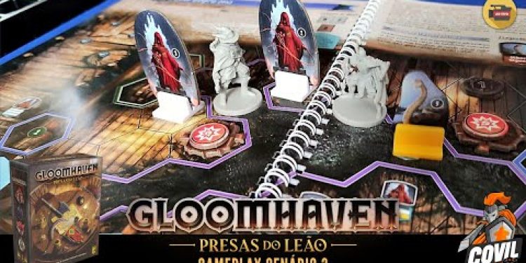Gloomhaven Presas do Leão – Gameplay Cenário 3 (Ao Vivo)