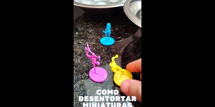 Aprenda como Desentortar Miniaturas #shorts