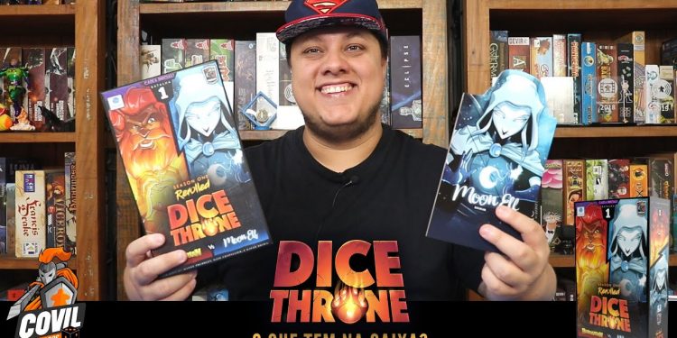 O Que tem na Caixa? Unboxing Dice Throne – Bárbaro X Elfa da Lua