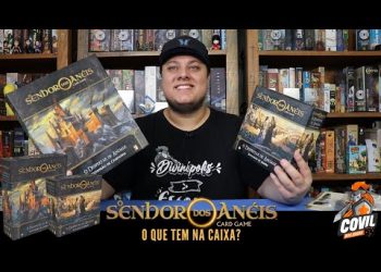O Que tem na Caixa? Unboxing O Senhor dos Anéis: Card Game – O Despertar de Angmar (Expansões)