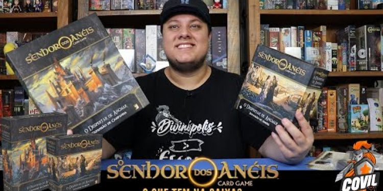 O Que tem na Caixa? Unboxing O Senhor dos Anéis: Card Game – O Despertar de Angmar (Expansões)