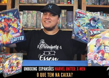 O Que tem na Caixa? Unboxing Expansões Marvel United: X-men