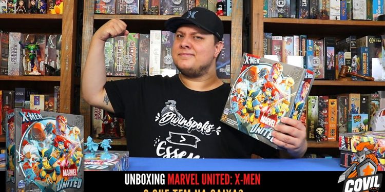 O Que tem na Caixa? Unboxing Marvel United: X-men