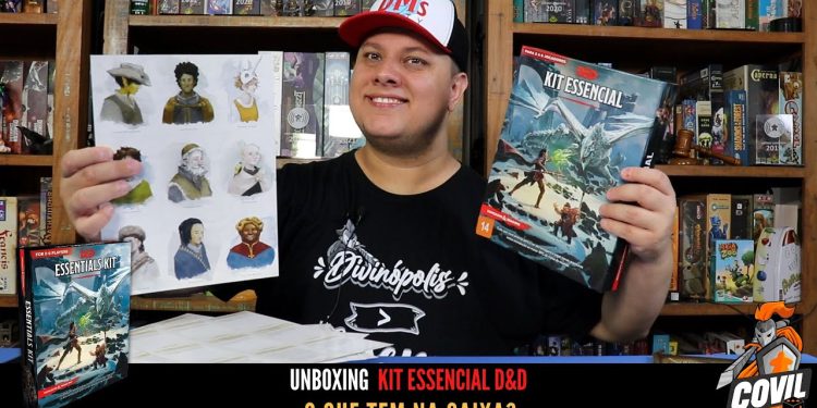 O Que tem na Caixa? Unboxing Kit Essencial D&D