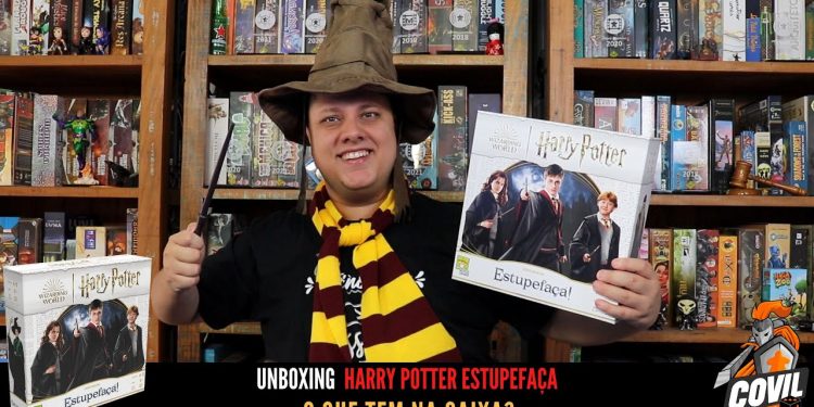 O Que tem na Caixa? Unboxing Harry Potter Estupefaça