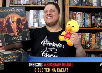 O Que tem na Caixa? Unboxing O Senhor dos Anéis: Card Game – A Sociedade do Anel (Expansão)
