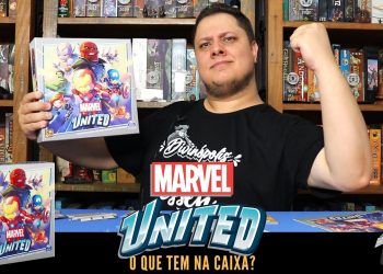 O Que tem na Caixa? Unboxing Marvel United (Versão Galápagos)