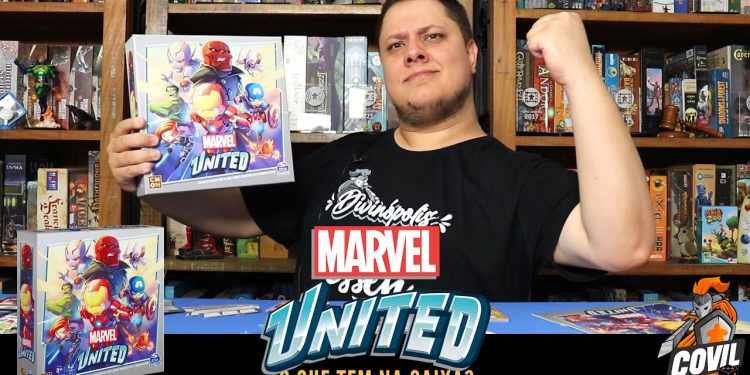 O Que tem na Caixa? Unboxing Marvel United (Versão Galápagos)