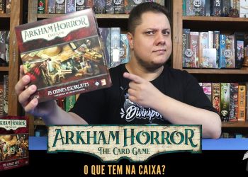 O Que tem na Caixa? Unboxing Arkham Horror – As Chaves Escarlates (Expansão de Investigador)
