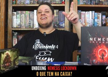 O Que Tem na Caixa? Unboxing Nemesis Lockdown Versão Kickstarter