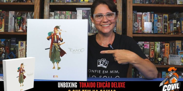 O Que tem na Caixa? Unboxing Tokaido Edição Deluxe