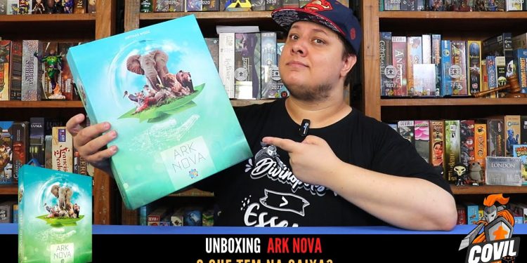 O Que tem na Caixa? Unboxing Ark Nova