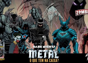 O Que tem na Caixa? Unboxing Zombicide: Batman Dark Nights Metal Packs