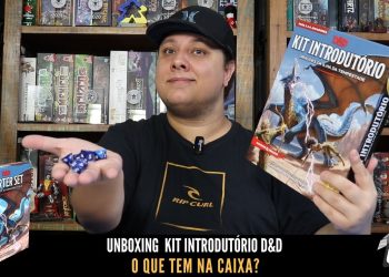 O Que tem na Caixa? Unboxing D&D Kit Introdutório – Dragões da Ilha da Tempestade