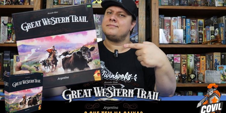 O Que tem na Caixa? Unboxing Great Western Trail Argentina