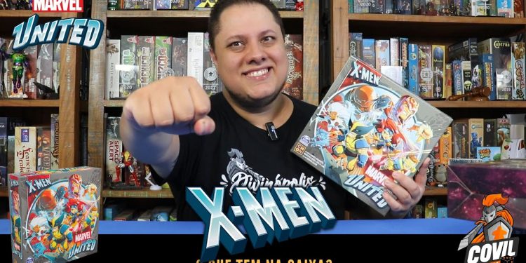 O Que tem na Caixa? Unboxing Marvel United X-men