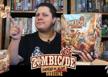 O que Tem na Caixa? Unboxing Zombicide Undead or Alive