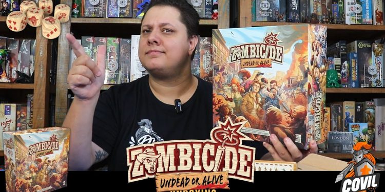 O que Tem na Caixa? Unboxing Zombicide Undead or Alive
