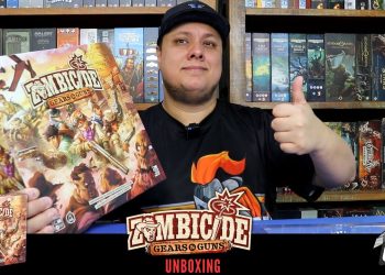 O que Tem na Caixa? Unboxing Zombicide: Undead or Alive – Gears & Guns