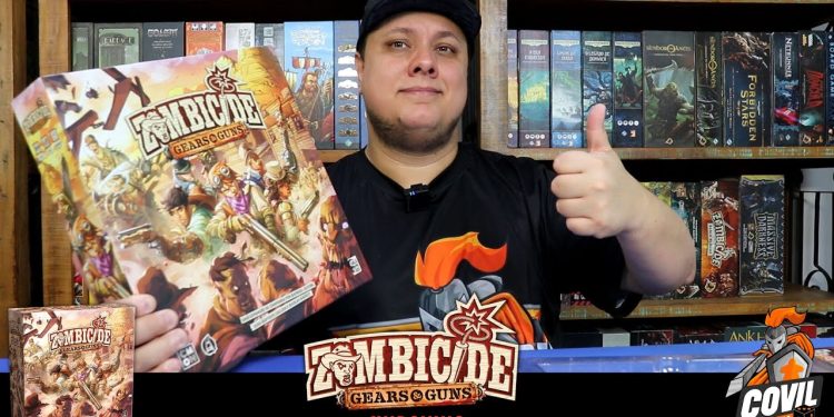 O que Tem na Caixa? Unboxing Zombicide: Undead or Alive – Gears & Guns