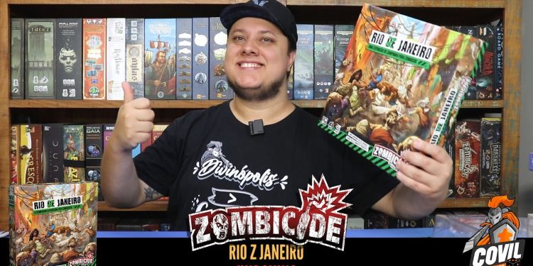 O que Tem na Caixa? Unboxing Zombicide Rio Z Janeiro