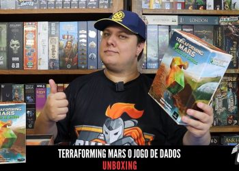 O que Tem na Caixa? Unboxing Terraforming Mars O Jogo de Dados