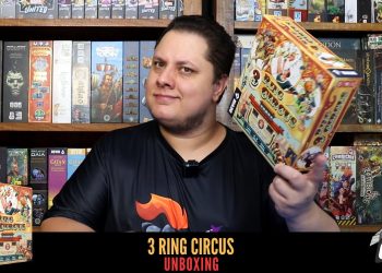 O que tem na Caixa? Unboxing 3 Ring Circus