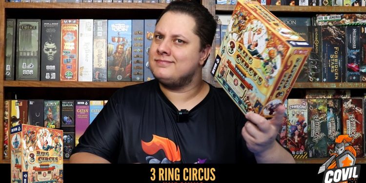O que tem na Caixa? Unboxing 3 Ring Circus