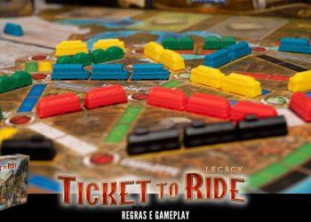 Ticket to Ride Legacy – Lendas do Oeste –  Regras e Gameplay
