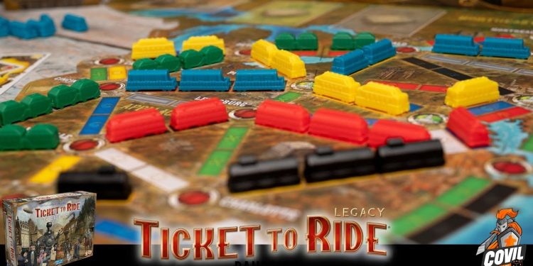 Ticket to Ride Legacy – Lendas do Oeste –  Regras e Gameplay