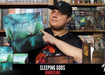 O que tem na Caixa? Unboxing Sleeping Gods
