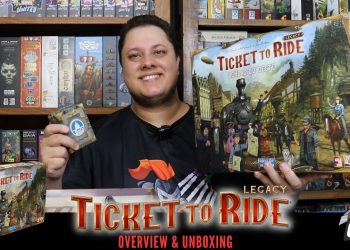 Overview & Unboxing Ticket to Ride Legacy – Lendas do Oeste