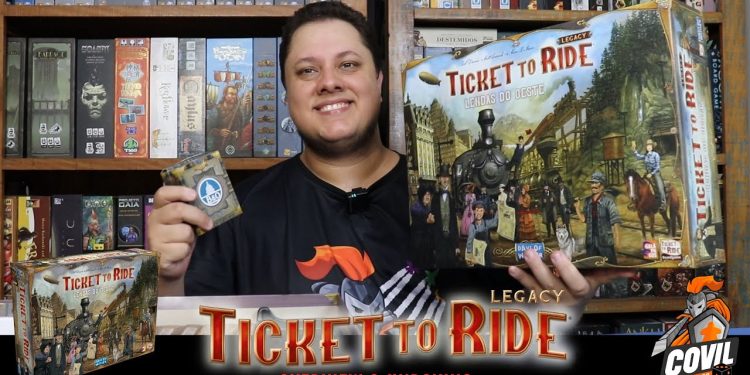 Overview & Unboxing Ticket to Ride Legacy – Lendas do Oeste