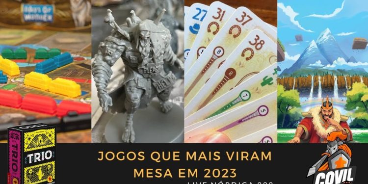Live Nórdica 333 – Jogos que Mais Viram Mesa em 2023