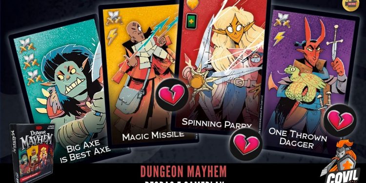 Dungeon Mayhem –  Regras e Gameplay