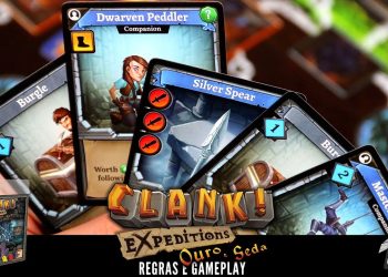 Clank! Expeditions Ouro e Seda –  Regras e Gameplay
