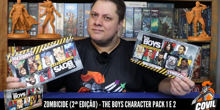 O Que Tem na Caixa? Unboxing Zombicide (2ª Edição) – The Boys Character Pack 1 e 2