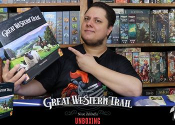 O Que Tem na Caixa? Unboxing Great Western Trail Nova Zelândia