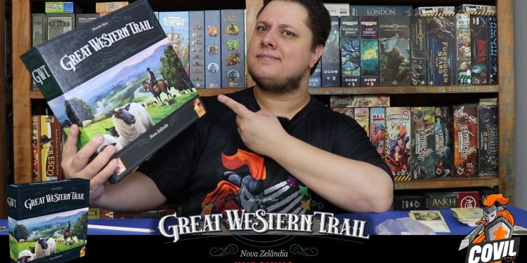 O Que Tem na Caixa? Unboxing Great Western Trail Nova Zelândia