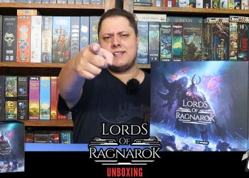 O que tem na Caixa? Unboxing Lords of Ragnarok