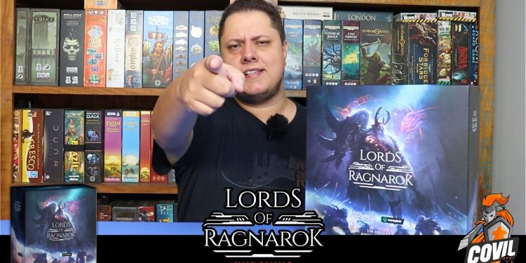 O que tem na Caixa? Unboxing Lords of Ragnarok