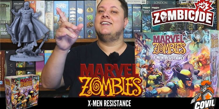O Que Tem na Caixa? Unboxing Marvel Zombies X-men Resistance (Zombicide dos X-men)