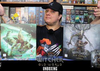 O que tem na Caixa? Unboxing The Witcher: Old World Deluxe e Kickstarter Expansion