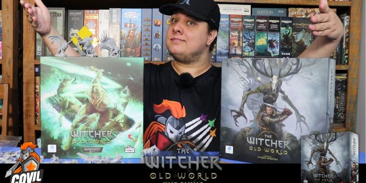 O que tem na Caixa? Unboxing The Witcher: Old World Deluxe e Kickstarter Expansion