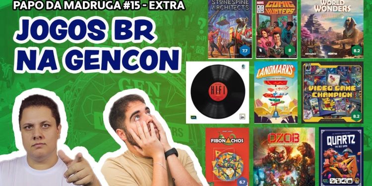 Papo da Madruga #015 – Jogos Brasileiros na Gen Con (Episódio EXTRA)